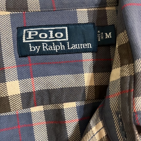 Men’s Blue Polo Ralph Lauren Long Sleeve (size Medium) - Picture 2 of 2